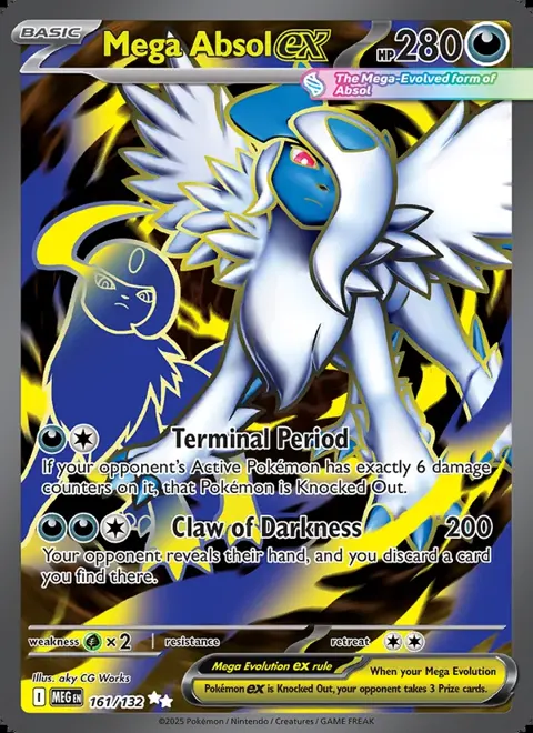 Mega Absol ex 161/132 — reference scan