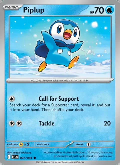 Piplup 027/094 — reference scan