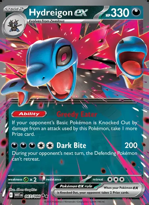 Hydreigon ex 067/086 — reference scan