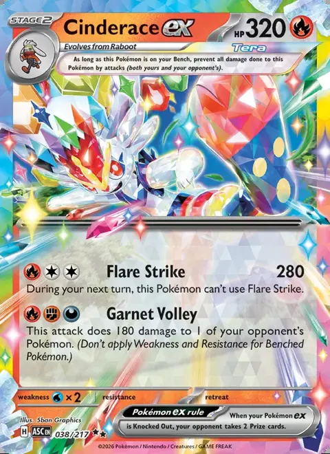 Cinderace ex 038/217 — reference scan