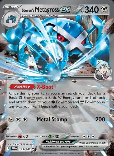 Steven's Metagross ex 145/182 — reference scan