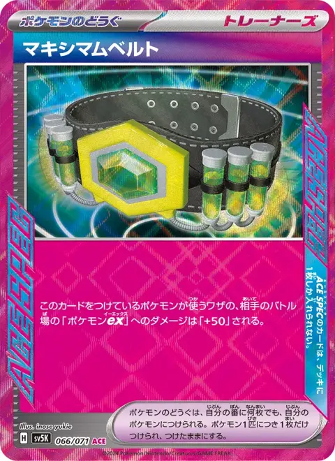 Maximum Belt (JP) 066/071 — reference scan