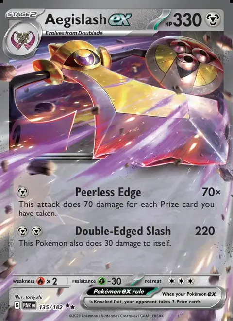 Aegislash ex 135/182 — reference scan