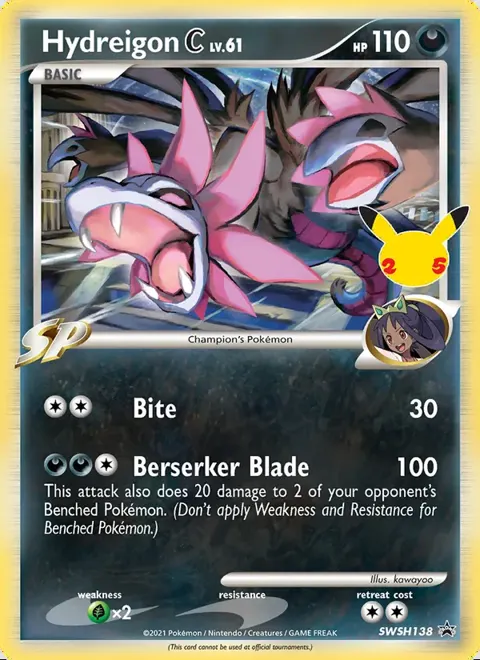 Hydreigon C lv.61 SWSH138 — reference scan
