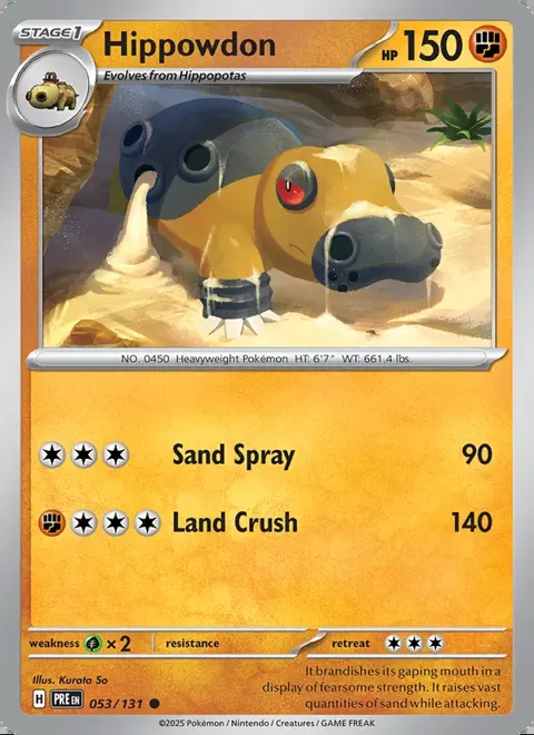 Hippowdon 053/131 — reference scan