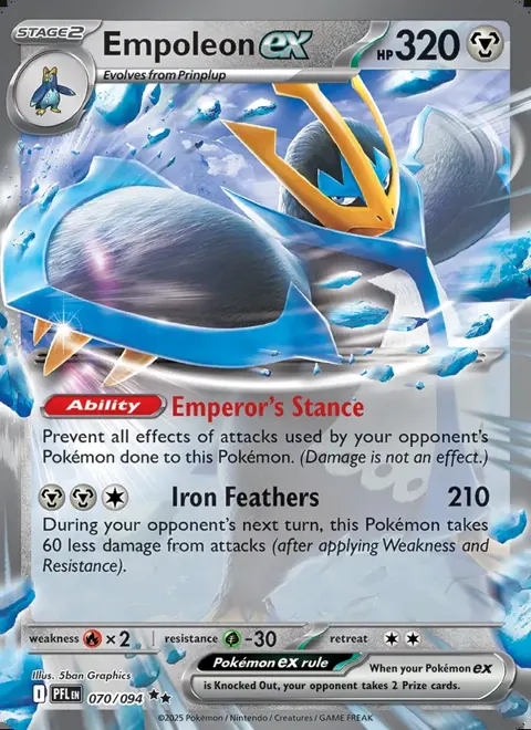 Empoleon ex 070/094 — reference scan
